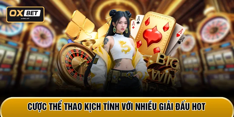 Cược thể thao kịch tính với nhiều giải đấu hot